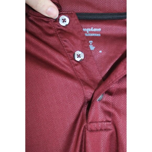 Texas A&M Aggies Champion Shirt Mens S Red Polo Sporty Embroidered Fan Sporty - Picture 5 of 9